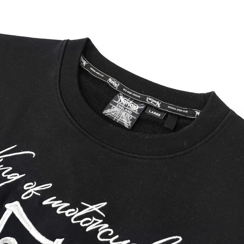 ノートン 長袖 スウェット 231N1301 メンズ フロント ワントーン