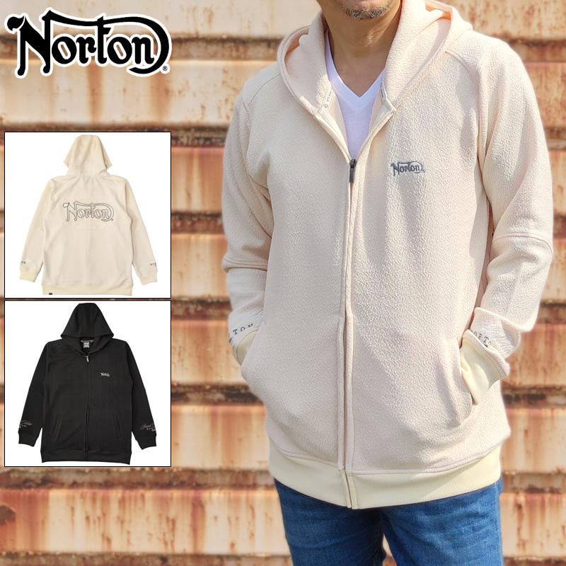 ノートン 抗菌防臭 長袖 パーカー 231N1304 メンズ ブリスタージャカード Norton 【新品】SAAR 長そで ジップパーカー フード ファッション MAR3 ノートン（NORTON） 抗菌防臭 長袖 パーカー 231N1304 メンズ