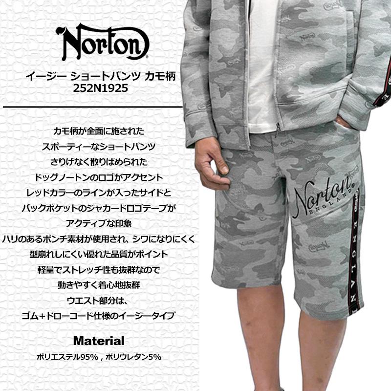 ノートン 2025 メンズ カモ柄 イージー ショートパンツ 252N1925