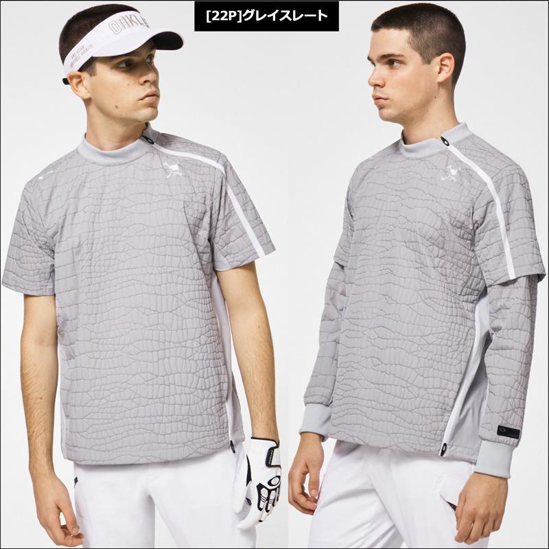 OAKLEY オークリー スカル メンズ 袖着脱式 クルーネック 2Way OAKLEY オークリー スカル メンズ 袖着脱式 クルーネック 2Way