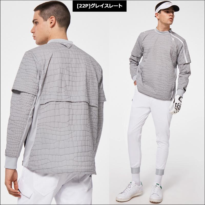 OAKLEY オークリー スカル メンズ 袖着脱式 クルーネック 2Way OAKLEY オークリー スカル メンズ 袖着脱式 クルーネック 2Way