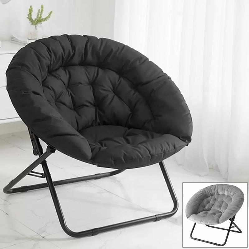 アーバンラウンジ 折りたたみ 特大 ソーサーチェア ブラック アーバンラウンジ 折りたたみ 特大 ソーサーチェア ブラック