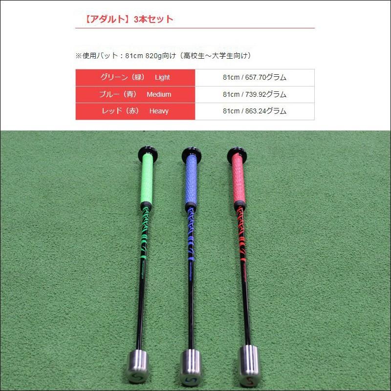 スーパースピードスラッガー アダルト(高校生〜大学生向け) 3本セット 