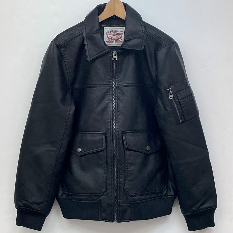 Levi's リーバイス メンズ MA-1スタイル レザージャケット A7753 Levi's リーバイス メンズ MA-1スタイル レザージャケット A7753