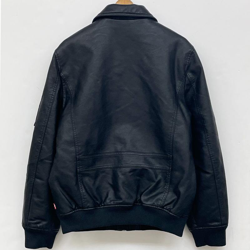 Levi's リーバイス メンズ MA-1スタイル レザージャケット A7753 Levi's リーバイス メンズ MA-1スタイル レザージャケット A7753