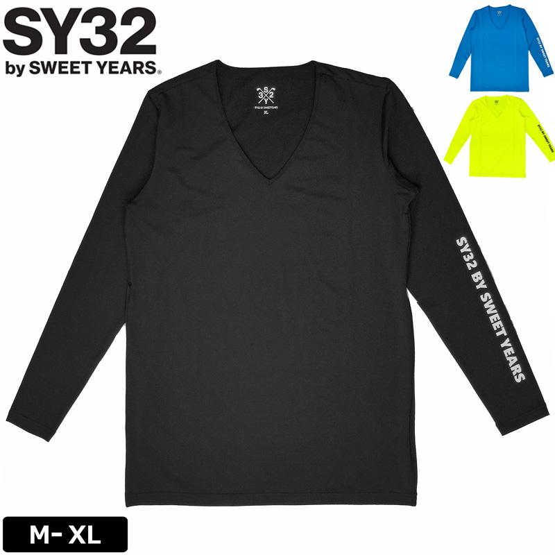 SY32 黒のラウンドネックシャツ 30%OFF】STRETCH TECH MOCK NECK