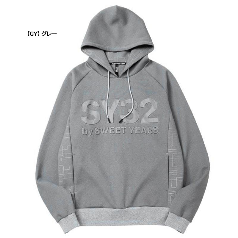 SY32ゴルフメンズ蓄熱パーカーサイズXXL チャコール SY32ゴルフメンズ蓄熱パーカーサイズXXL チャコール LIGHT COOL