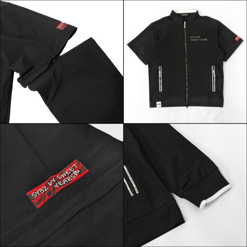 SY32 by SWEET YEARS GOLF 袖着脱式 メンズ 長袖ジャケット SY32 by SWEET YEARS GOLF 袖着脱式 メンズ 長袖ジャケット