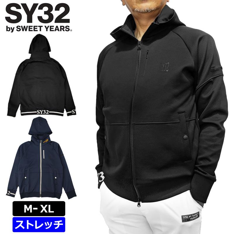 SY32 by SWEET YEARS GOLF メンズ フルジップ 長袖パーカー LIGHT 
