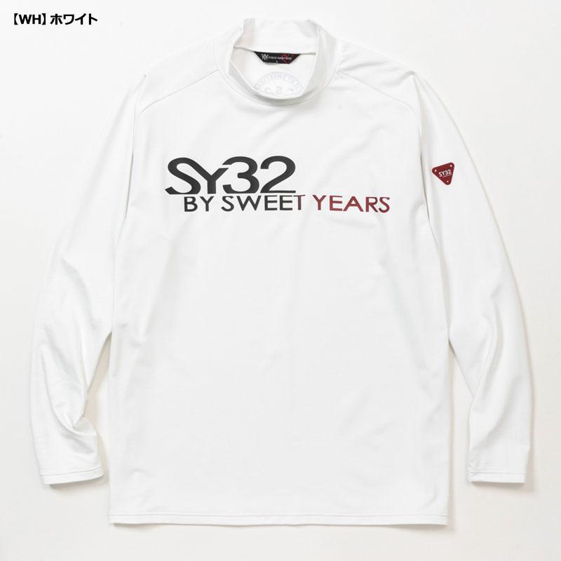 ◆新品現品限り◆SY32 モックネック長袖シャツ SY32 by SWEET YEARS GOLF メンズ モックネック 長袖シャツ