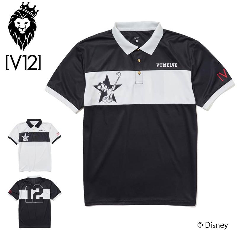 人気が高い V12 ゴルフ 21 メンズ 半袖 ポロシャツ Mickey No 12 Polo V Ct01 ヴィ トゥエルヴ 春夏秋 21ss ゴルフウェア トップス ディズニー V12 Mar3 国際ブランド Aleefsurgical Com