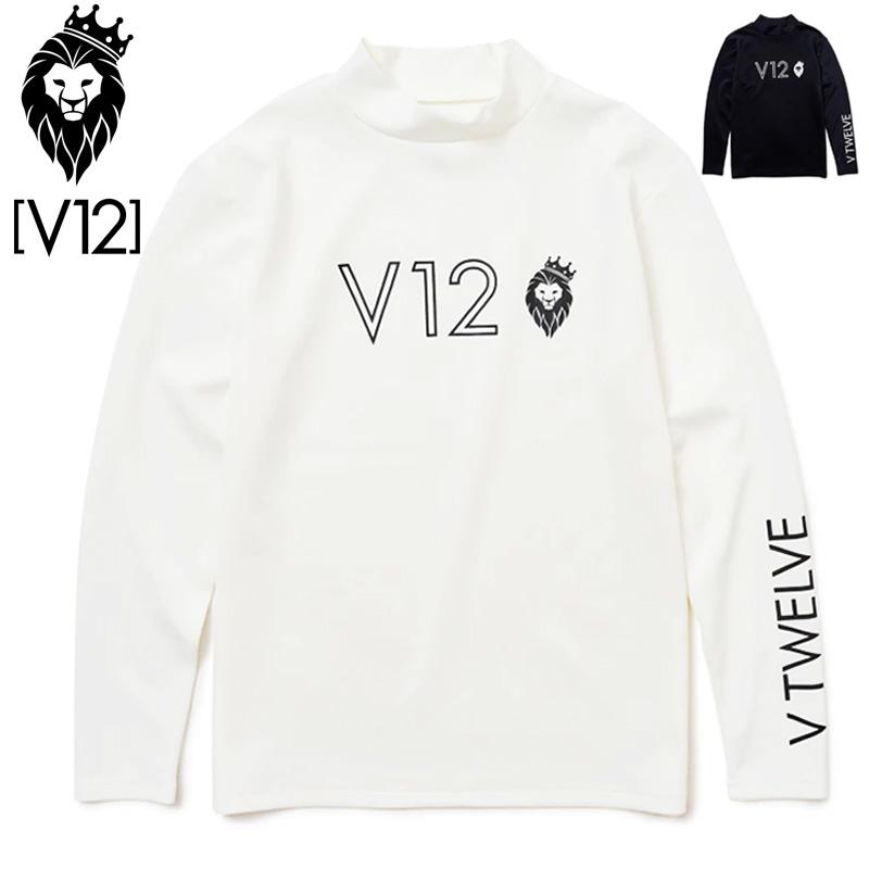 V12（ヴィ・トゥエルヴ） クーポン有 ゴルフ メンズ モックネック 長袖