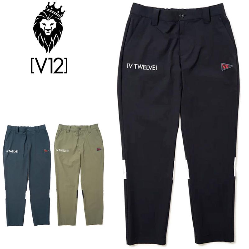 クーポン有 V12 ゴルフ メンズ ロングパンツ BACK LINE PANTS V122220  