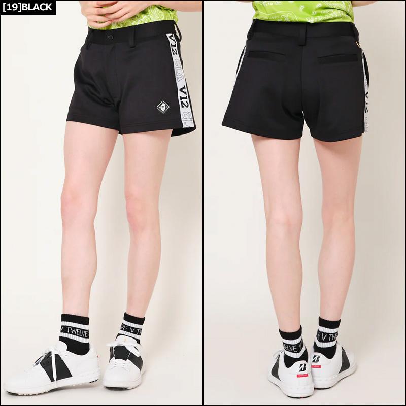 V12 ゴルフ レディース ショートパンツ SIDE TAPE SHORTS V12 ゴルフ レディース ショートパンツ SIDE TAPE SHORTS