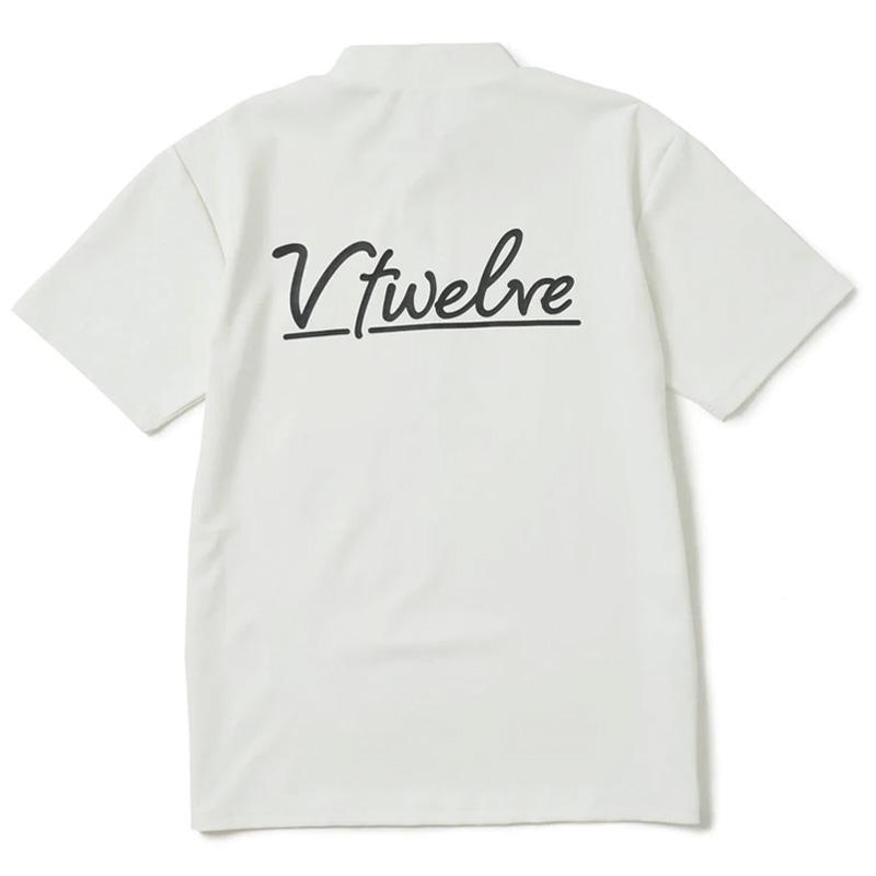 V12 ゴルフ メンズ 半袖 ハーフジップ モックネック シャツ ZIP V12 ゴルフ メンズ 半袖 ハーフジップ モックネック シャツ ZIP