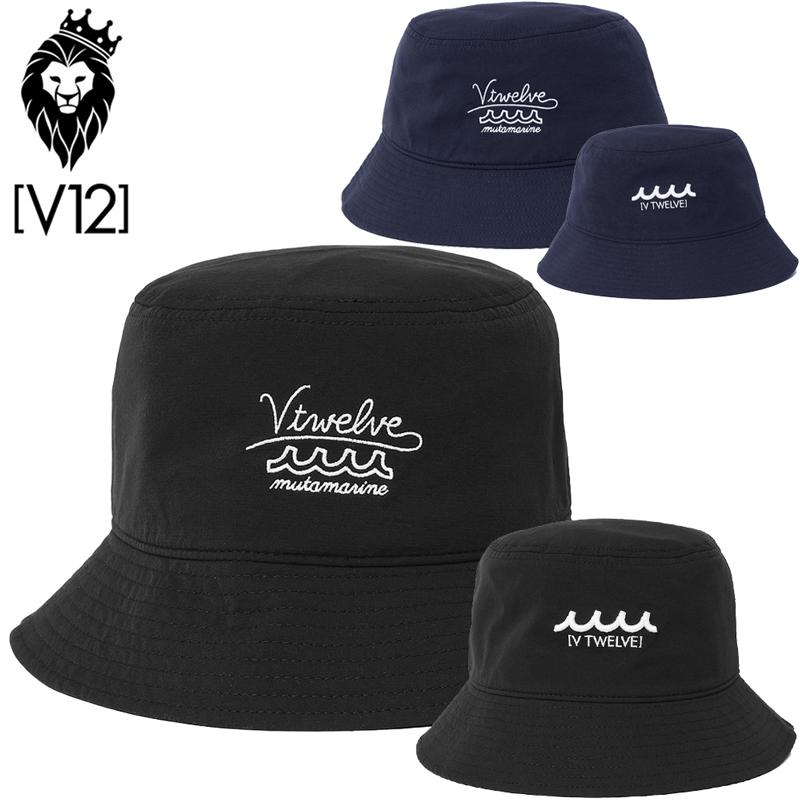 V12 ゴルフ × muta MARINE コラボ 2025 バケットハット MU12 HAT V122521-CP13 ヴィ・トゥエルヴ 【新品】25FW バケハ ハット 帽子 ゴルフウェア メンズ レディース ユニセックス V12 GOLF V12（ヴィ・トゥエルヴ） ゴルフ × muta MARINE コラボ 2025 バケット