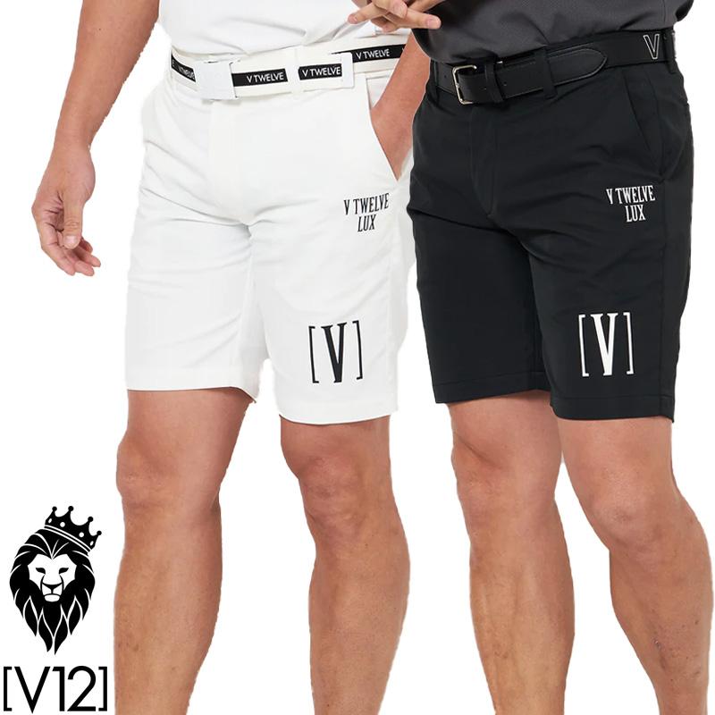 V12 ゴルフ メンズ ショートパンツ LX V SHORTS VLX2210-PN02 ヴィ・トゥエルヴ 【新品】RAAR ショーツ ロゴ ゴルフウェア ボトムス V12 GOLF V12（ヴィ・トゥエルヴ） ゴルフ メンズ ショートパンツ LX V SHORTS