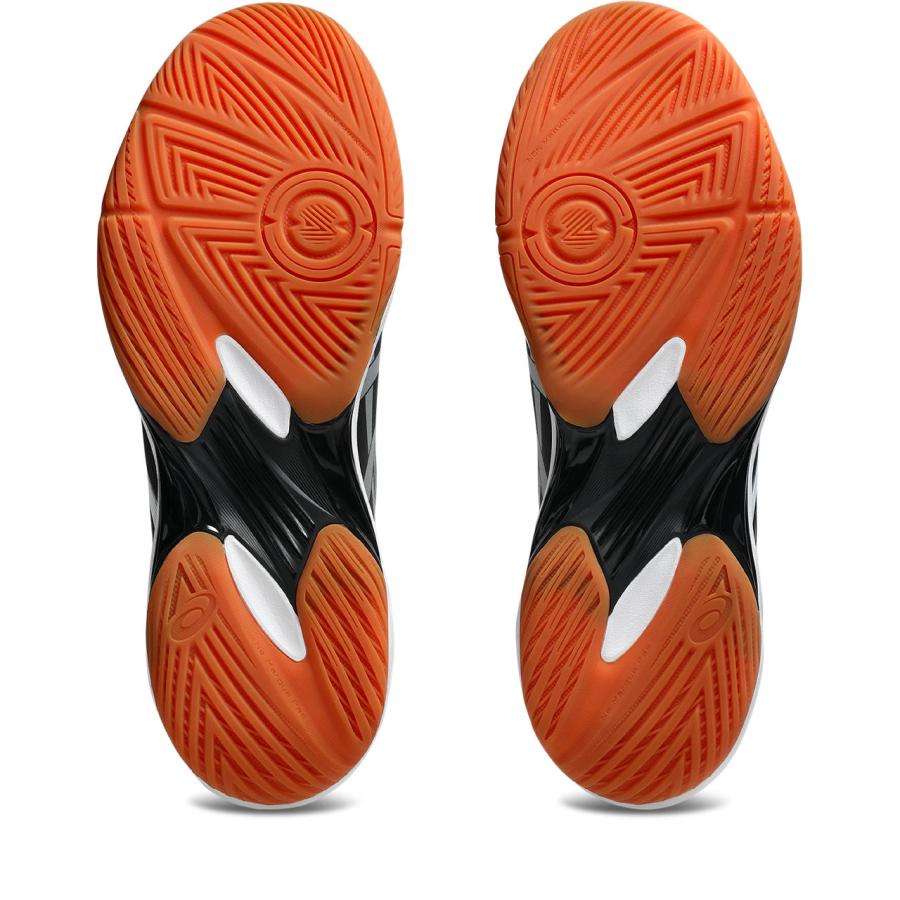 アシックス GEL-ROCKET 12 1073A080 スポーツ シューズ 001 BLACK/WHITE Indoor Sports インドアスポーツ バレー バドミントン ハンドボールの画像