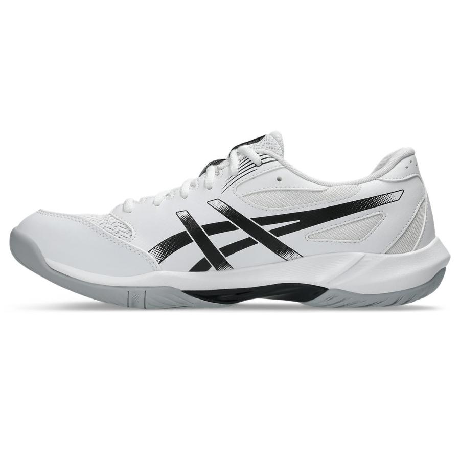 アシックス GEL-ROCKET 12 1073A080 スポーツ シューズ 101 WHITE/BLACK Indoor Sports インドアスポーツ バレー バドミントン ハンドボールの画像