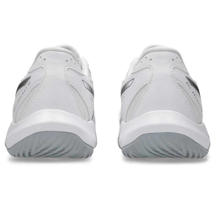 アシックス GEL-ROCKET 12 1073A080 スポーツ シューズ 101 WHITE/BLACK Indoor Sports インドアスポーツ バレー バドミントン ハンドボールの画像