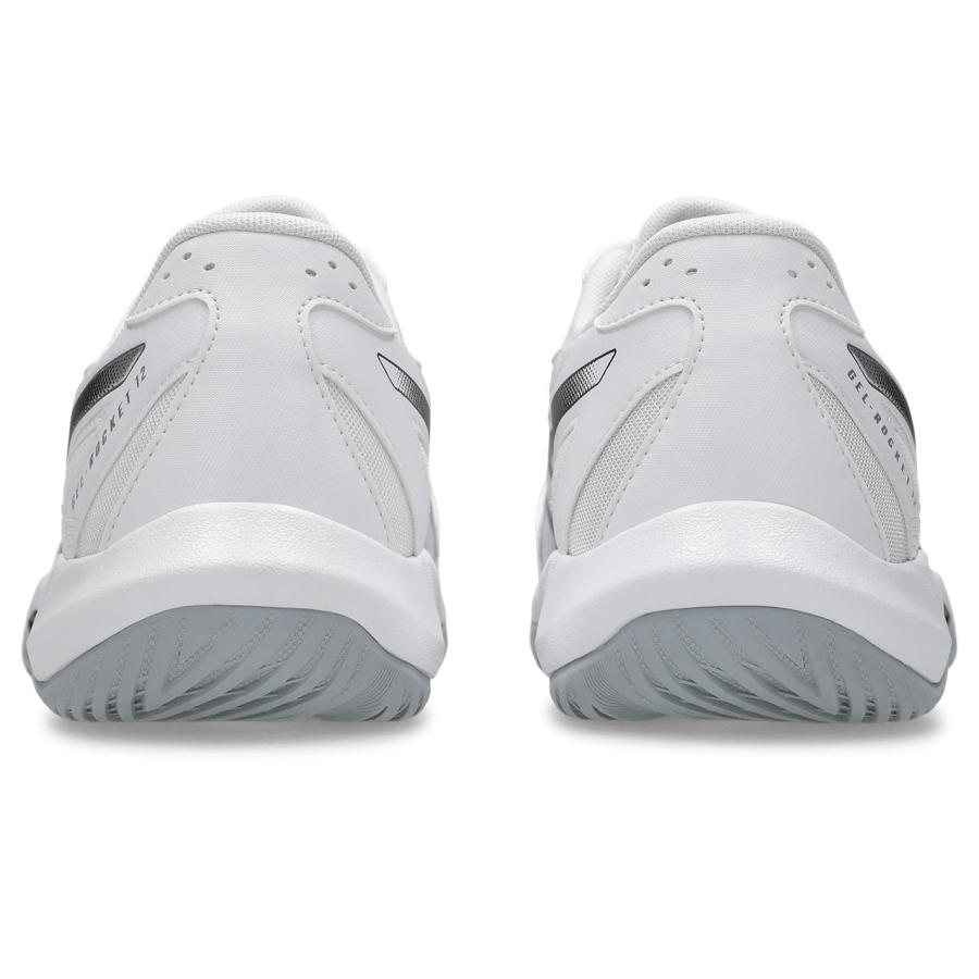 アシックス GEL-ROCKET 12 1073A081 スポーツ シューズ 101 WHITE/BLACK Indoor Sports インドアスポーツ バレー バドミントン ハンドボールの画像