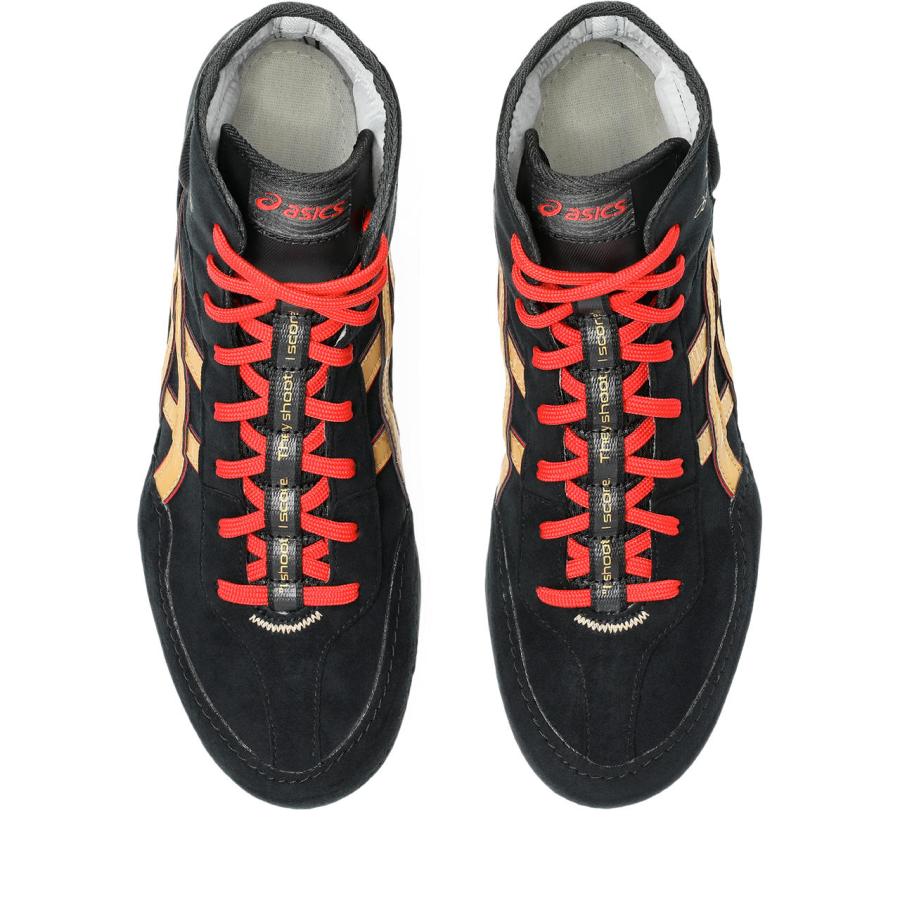 アシックス DAN GABLE EVO 3 1081A052 レスリング シューズ 002 BLACK 