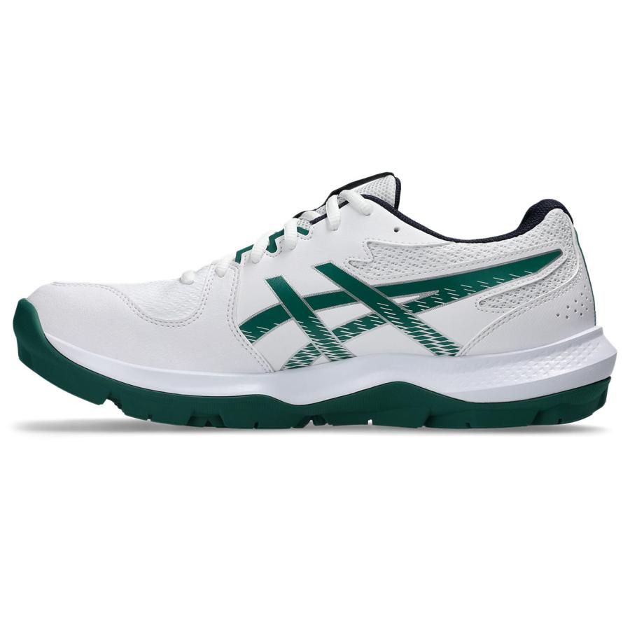 アシックス GEL-PEAKE 3 1113A057 スポーツ シューズ 101 WHITE/JASPER GREEN Field sports フィールドスポーツ シューズ（ユニ）の画像