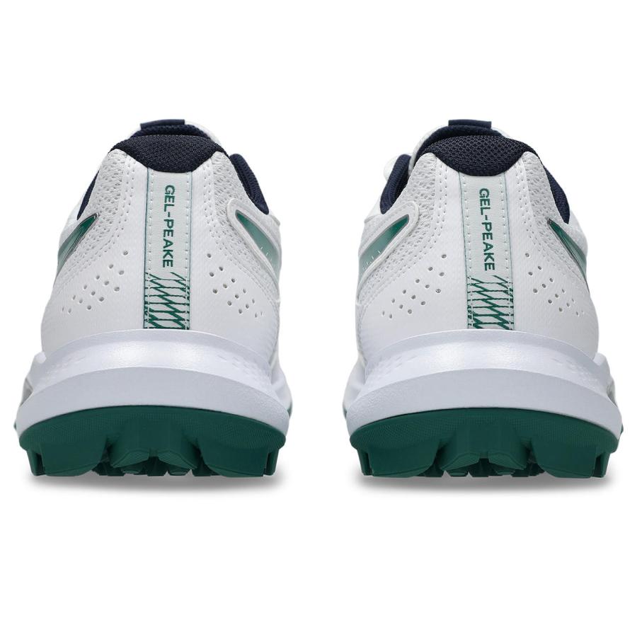 アシックス GEL-PEAKE 3 1113A057 スポーツ シューズ 101 WHITE/JASPER GREEN Field sports フィールドスポーツ シューズ（ユニ）の画像
