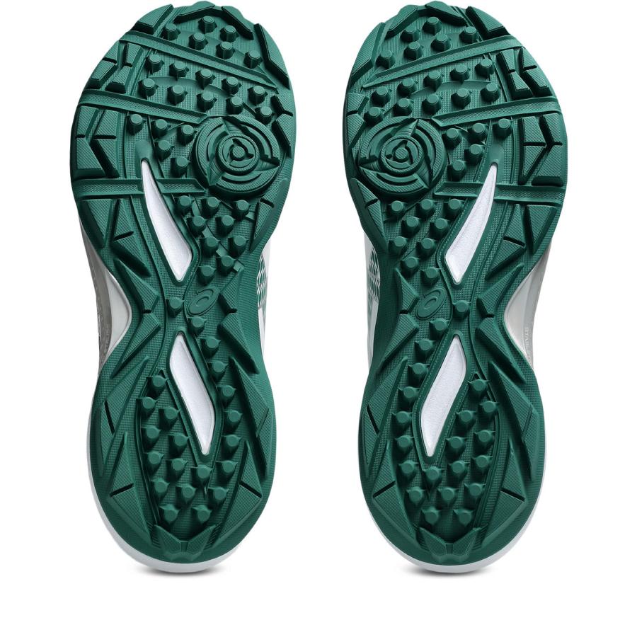 アシックス GEL-PEAKE 3 1113A057 スポーツ シューズ 101 WHITE/JASPER GREEN Field sports フィールドスポーツ シューズ（ユニ）の画像
