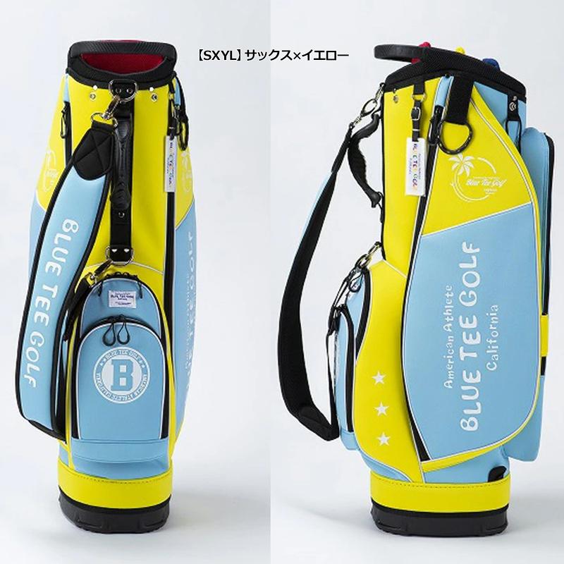 新品タグ付き‼️ブルーティーゴルフ　軽量キャディバッグ 女性　9型　キャディバック BLUE TEE GOLF（ブルーティーゴルフ） クーポン有 9型 2トーン