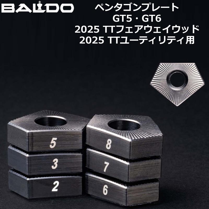 BALDO（バルド） チューニング用ウェイト ペンタゴンプレート GT5/GT6