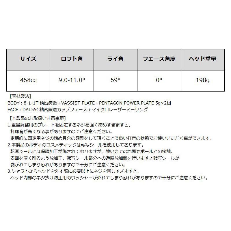 バルド TT ドライバー GT6 SHALLOW プロト 可変式 ARCH Natural 9 ROSSO 装着 アーチ ナチュラル9 ロッソ カスタム BALDO DRIVER シャロー PROTO ゴルフの画像