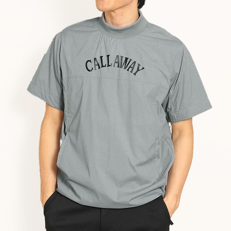 Callaway（キャロウェイ） メンズ モックネック 半袖 プルオーバー