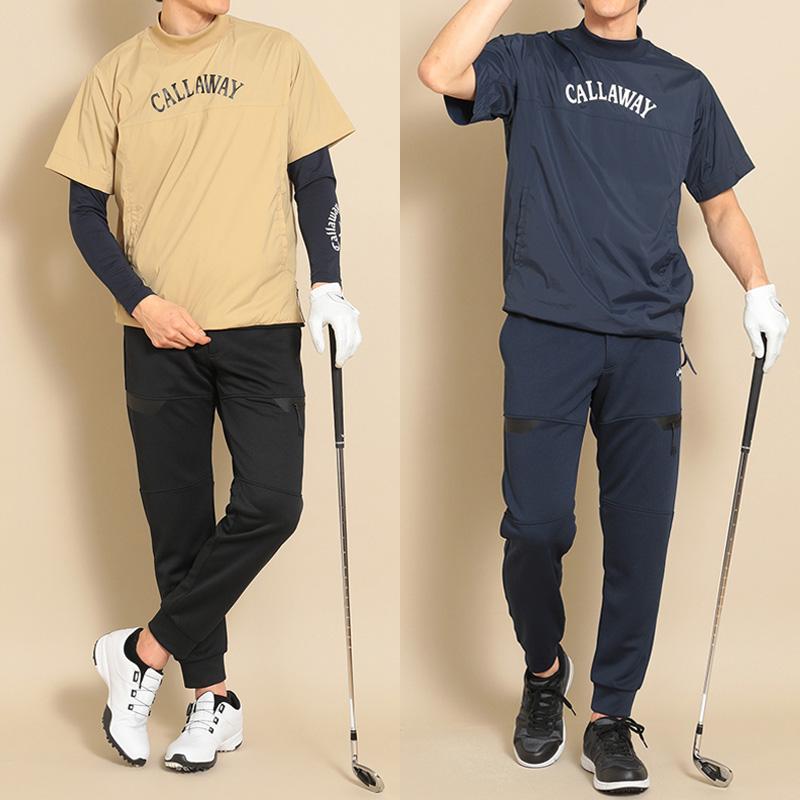 Callaway（キャロウェイ） メンズ モックネック 半袖 プルオーバー