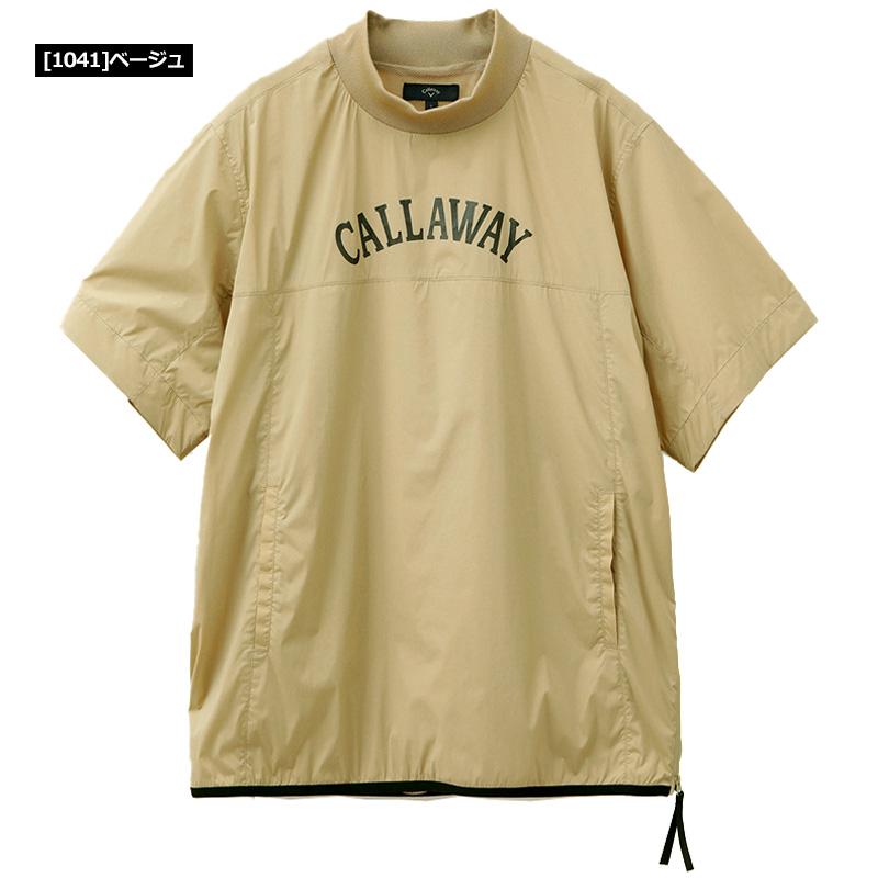 キャロウェイ メンズ モックネック 半袖 プルオーバー ナイロン ブルゾン C23116101 SAAR Callaway ゴルフウェア トップス ジャケット MAR2_6