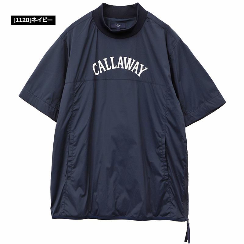 キャロウェイ メンズ モックネック 半袖 プルオーバー ナイロン ブルゾン C23116101 SAAR Callaway ゴルフウェア トップス ジャケット MAR2_7