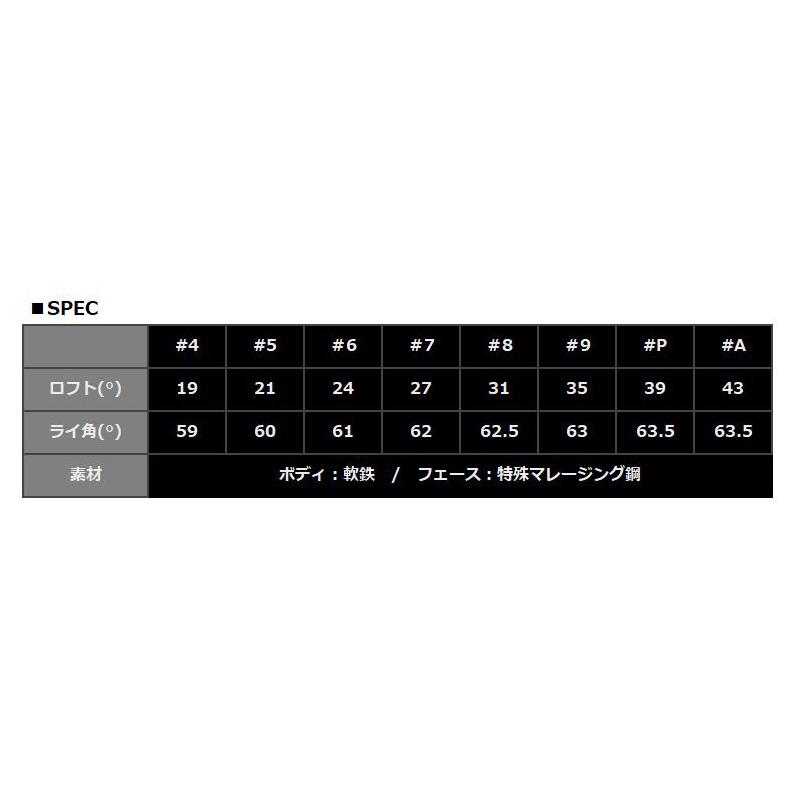 エミリッド バハマ CV10 アイアン 5本組(#6-P) 日本シャフト ZELOS 6 装着 ゼロス6 スチール カスタム  EMILLID BAHAMA 中空 セットの画像
