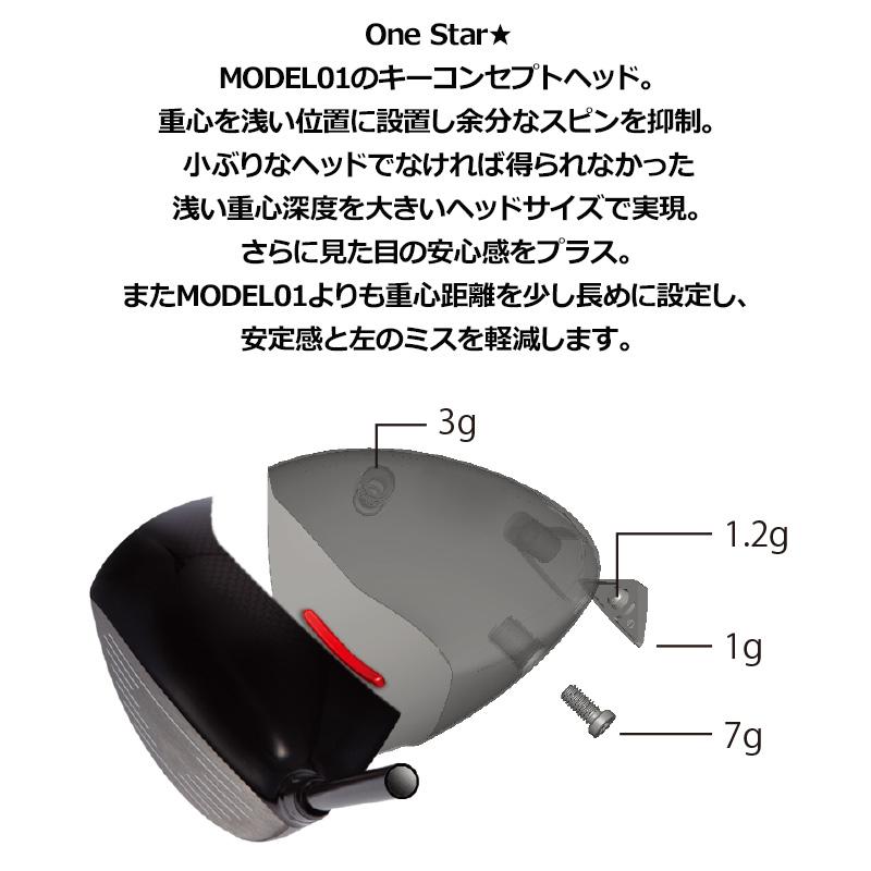 GINNICO MODEL02C 可変式 ドライバー グラファイトデザイン TourAD CQ 装着 ツアーAD ジニコ モデル02C Driver One Star / Two star カスタム 地クラブの画像