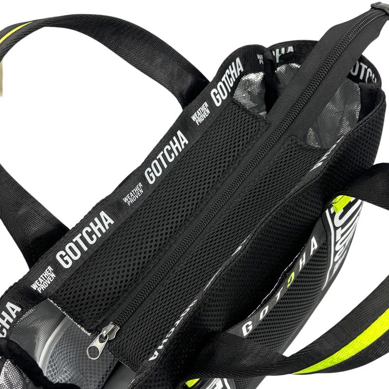 ガッチャゴルフ ゴルフ メッシュラウンドポーチ 262gg8501 白 GOTCHA GOLF ガッチャゴルフ 2026 ミニトートバッグ 保冷 スポンジ