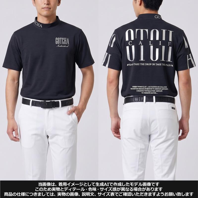 GOTCHA GOLF ガッチャゴルフ 2026 モックネック半袖シャツ マルチ
