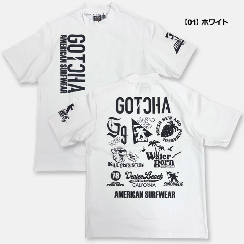 GOTCHA GOLF ガッチャゴルフ 2026 モックネック 半袖シャツ UVカット