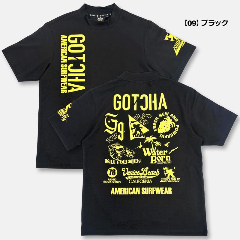 GOTCHA GOLF ガッチャゴルフ 2026 モックネック 半袖シャツ UVカット