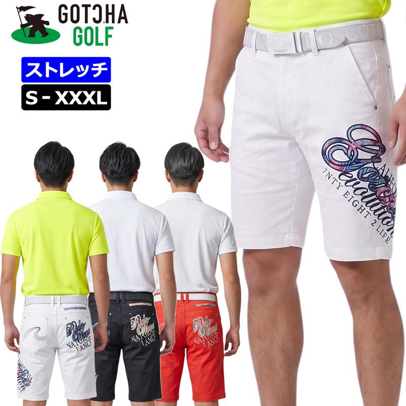 GOTCHA GOLF ガッチャゴルフ 2026 メンズ ボタニカルロゴ ショート