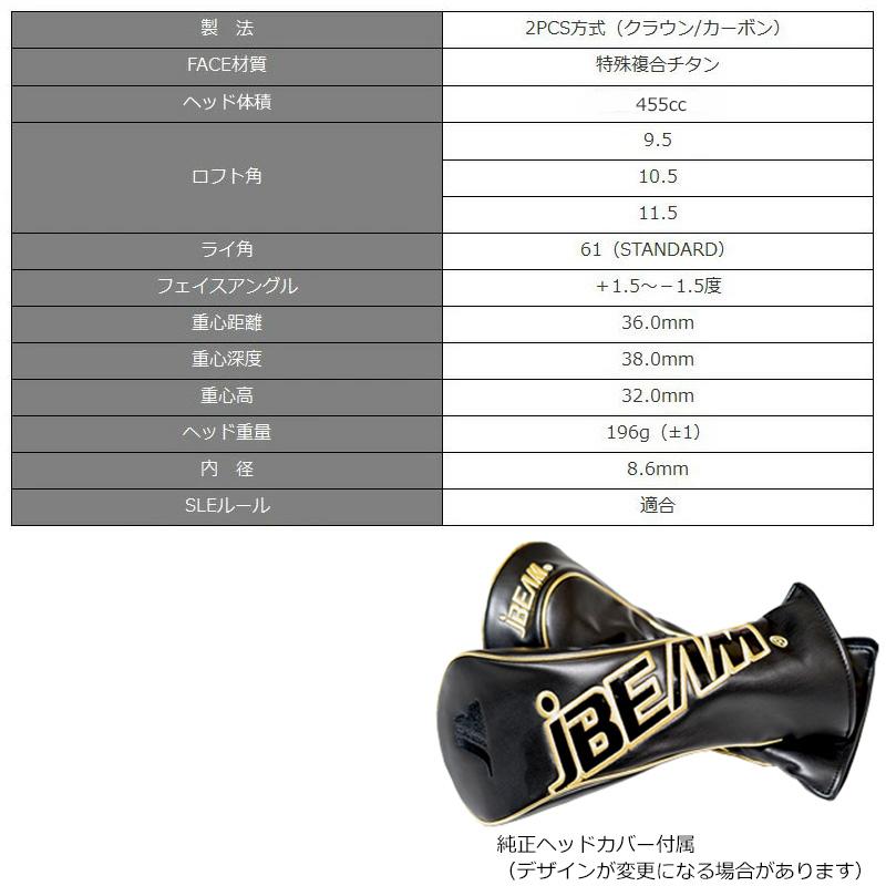 JBEAM KZ-5 １番ウッド ZY-SAMURAI LASER 据えつける カスタム J光芒 GOLF 矢がら 地野球クラブ サムライ ZYサムライ ZYSAMURAI