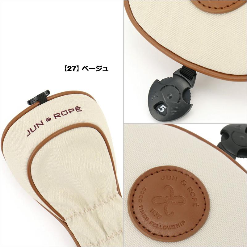JUN＆ROPE ヘッドカバー ユーティリティ用 カレッジロゴ ERZ34220 TCBR ハイブリッド用 UT用 HY用 ジュン アンド ロペ ジュンロペ メンズ レディース OCT1の画像
