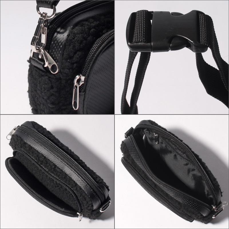 新品　ANEW GOLF WOMEN ヒップサック　ゴルフ　ウエストポーチ　黒 名入れ可能 ゴルフポーチ ベルト付き (全6色) ウエストゴルフポーチ