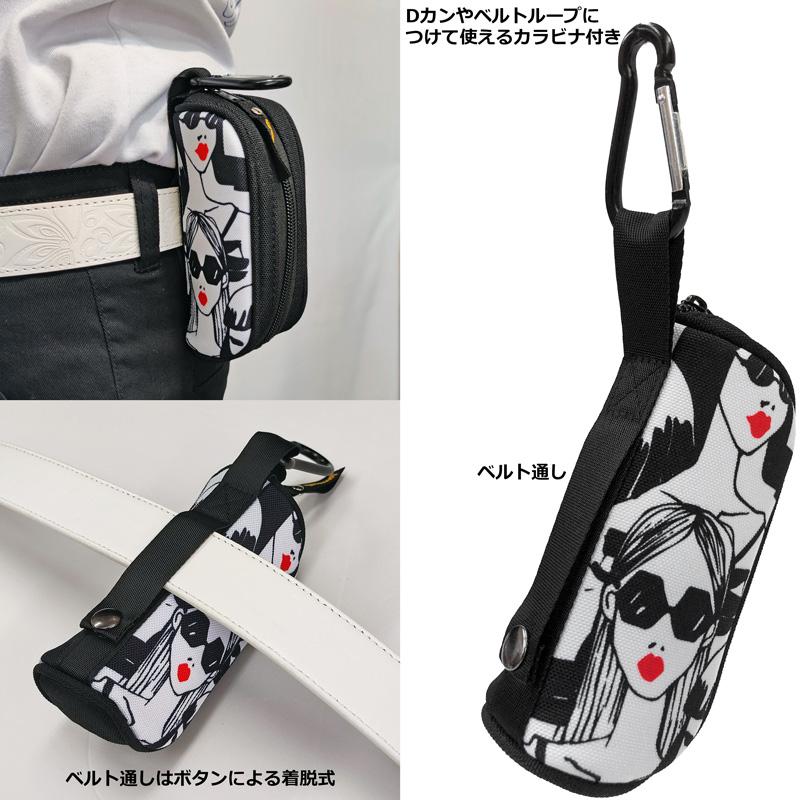 ラウドマウス ボールポーチ カラビナ付き LM-BC0005 773981 日本規格 レターパック発送 SCBR Loudmouth ボールケース ボール ホルダー メンズ レディース | LOUDMOUTH | 02