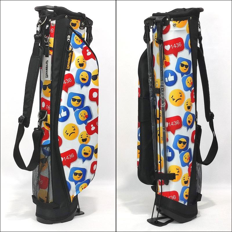 ヘッドカバー1個プレゼント ラウドマウス 6.5型 超軽量 スタンドバッグ  