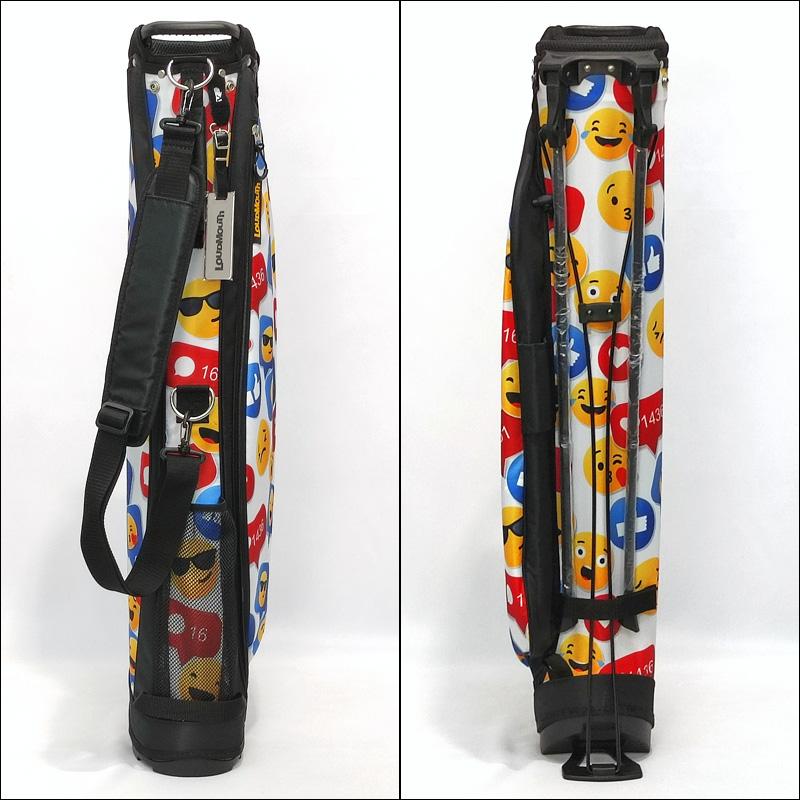 ヘッドカバー1個プレゼント ラウドマウス 6.5型 超軽量 スタンドバッグ  