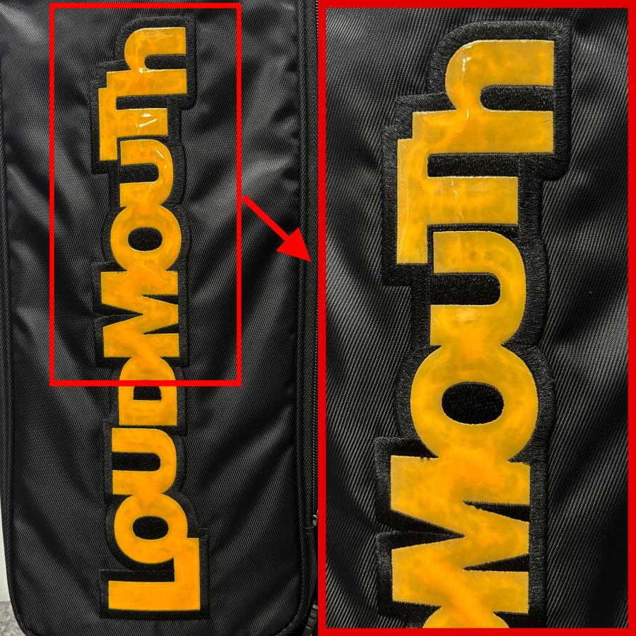 LOUDMOUTH ラウドマウス 9型 キャディバッグ ピンクレオパード